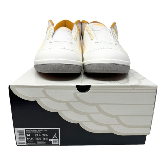Air Jordan 2 Retro Low DV9956118 Sail/Light Curry/Cobblestone/Melon Tint Size 14 - Picture 8 of 9